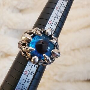 NWOT Epic Blue/Silver Dragon Eye